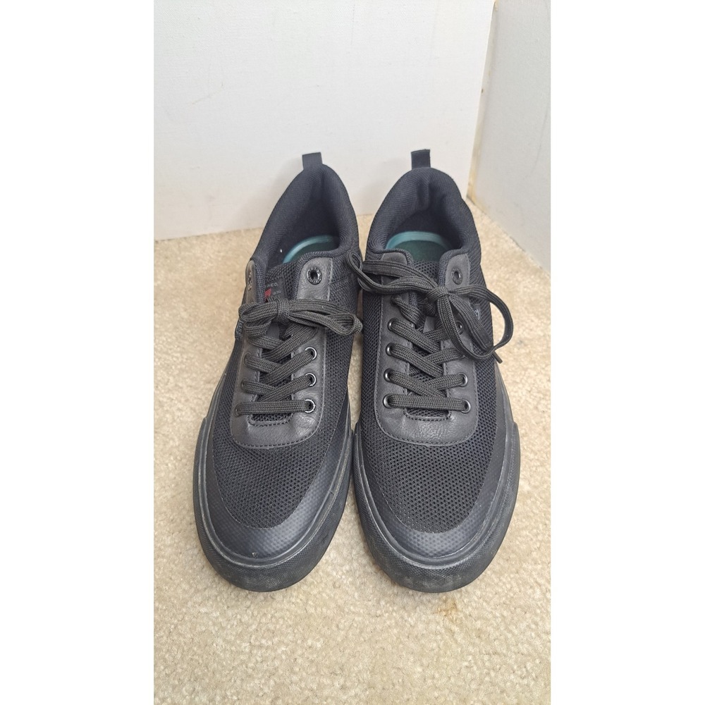 GH Bass Co Bareboat Mesh Mens Sneakers Size 9 Black Monochrome Low Top
